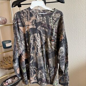 Walls Outdoor Goods Camo Long Sleeve Pocket Shirt XL Hunting Workwear